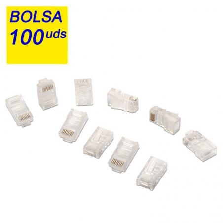 Conectores RJ45 Aisens A138-0292/ Cat.5e/ 100 uds - Imagen 1