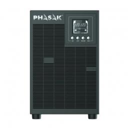 SAI Online Phasak 3000 VA Online LCD/ 3000VA/ 4 Salidas/ Formato Torre - Imagen 1