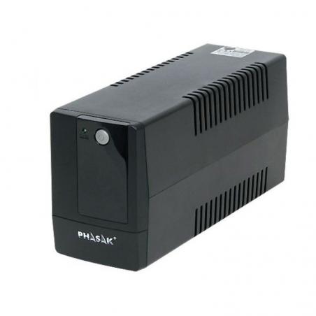 SAI Línea Interactiva Phasak 600 VA Basic / 600VA-360W/ 2 Salidas/ Formato Torre - Imagen 1