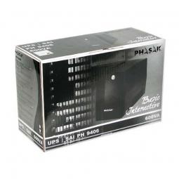 SAI Línea Interactiva Phasak 600 VA Basic / 600VA-360W/ 2 Salidas/ Formato Torre - Imagen 4