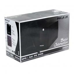 SAI Línea Interactiva Phasak 800 VA Basic / 800VA-480W/ 2 Salidas/ Formato Torre - Imagen 4