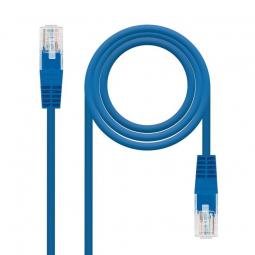 Cable de Red RJ45 UTP Nanocable 10.20.0400-L30 Cat.6/ 30cm/ Azul - Imagen 1