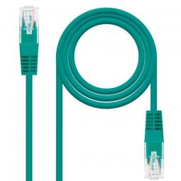 Cable de Red RJ45 UTP Nanocable 10.20.0400-L30 Cat.6/ 30cm/ Verde - Imagen 1