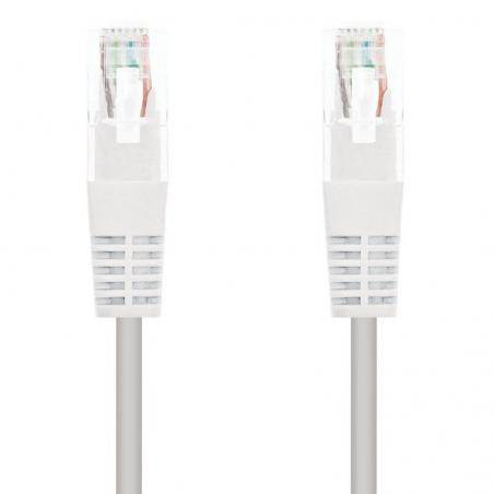Cable de Red RJ45 UTP Nanocable 10.20.0400-L30 Cat.6/ 30cm/ Blanco - Imagen 2
