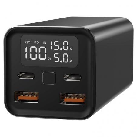 Batería Externa/Powerbank Leotec PowerBank 20000mAh PD 65W/ Compatible con Portátiles - Imagen 1