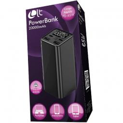 Batería Externa/Powerbank Leotec PowerBank 20000mAh PD 65W/ Compatible con Portátiles - Imagen 1