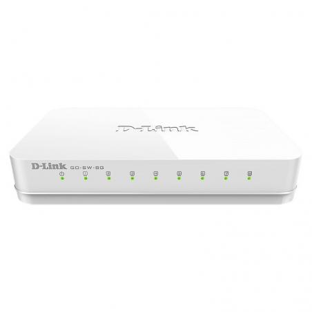 Switch D-Link GO-SW-8G 8 Puertos/ RJ-45 10/100/1000 - Imagen 1