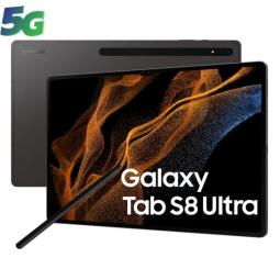 Tablet Samsung Galaxy Tab S8 Ultra 14.6'/ 8GB/ 128GB/ 5G/ Gris Grafito - Imagen 1