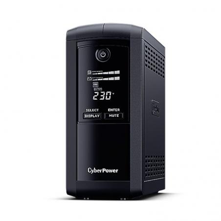 SAI Línea Interactiva Cyberpower VP1000ELCD/ 1000VA-550W/ 4 Salidas/ Formato Torre - Imagen 1