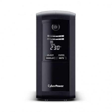 SAI Línea Interactiva Cyberpower VP1000ELCD/ 1000VA-550W/ 4 Salidas/ Formato Torre - Imagen 2