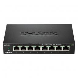 Switch D-Link DES-108 8 Puertos/ RJ-45 10/100 - Imagen 1
