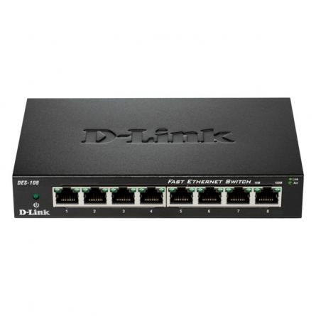 Switch D-Link DES-108 8 Puertos/ RJ-45 10/100 - Imagen 1