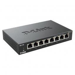 Switch D-Link DGS-108 8 Puertos/ RJ-45 10/100/1000 - Imagen 1