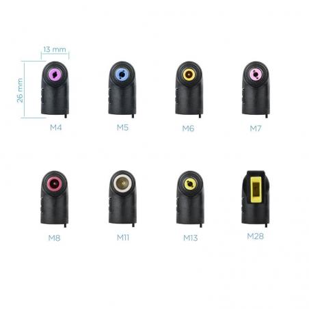 Cargador de Portátil TooQ TQLC-65BS02AT/ 65W/ Automático/ 8 Conectores/ Voltaje 18.5-20V - Imagen 2