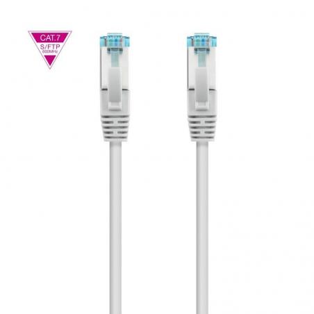Cable de Red RJ45 SFTP Nanocable 10.20.1701-L150 Cat.7/ 1.5m/ Gris - Imagen 1