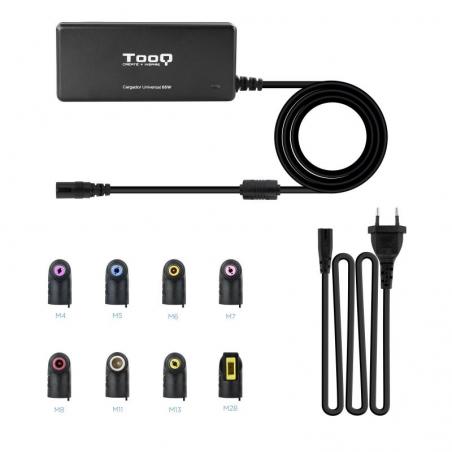 Cargador de Portátil TooQ TQLC-65BS02AT/ 65W/ Automático/ 8 Conectores/ Voltaje 18.5-20V - Imagen 4