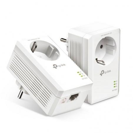Adaptador Powerline TPLink AV1000 1000Mbps/ Alcance 300m/ Pack de 2 - Imagen 1