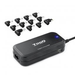 Cargador de Portátil TooQ TQLC-90BS02AT/ 90W/ Automático/ 12 Conectores/ Voltaje 12-20V - Imagen 1