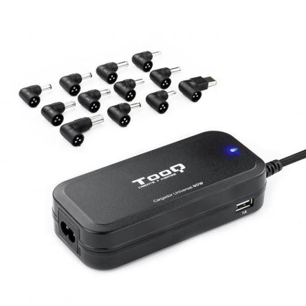 Cargador de Portátil TooQ TQLC-90BS02AT/ 90W/ Automático/ 12 Conectores/ Voltaje 12-20V - Imagen 1