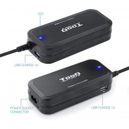 Cargador de Portátil TooQ TQLC-90BS02AT/ 90W/ Automático/ 12 Conectores/ Voltaje 12-20V - Imagen 3
