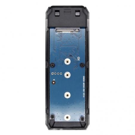 Caja Externa para Disco Duro SSD M.2 NVMe Aisens ASM2-RGB013B/ USB 3.2 Gen2/ Sin Tornillos - Imagen 3