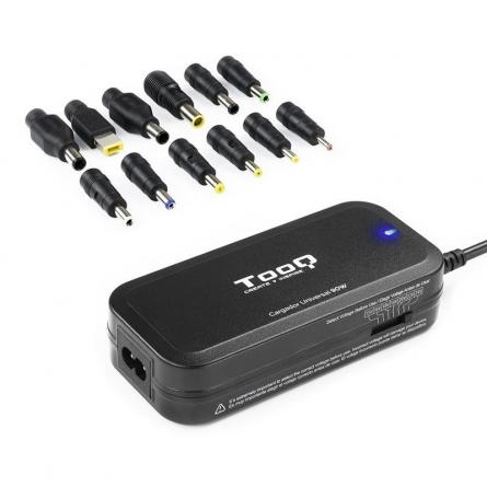 Cargador de Portátil TooQ TQLC-90BS02M/ 90W/ Manual/ 12 Conectores/ Voltaje 15-24V - Imagen 1