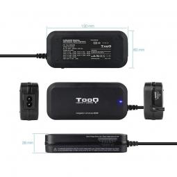 Cargador de Portátil TooQ TQLC-90BS02M/ 90W/ Manual/ 12 Conectores/ Voltaje 15-24V - Imagen 4