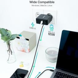 Cargador de Portátil TooQ TQLC-USBC65PD USB-C/ 65W/ Automático/ Voltaje 5-20V - Imagen 4