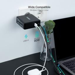 Cargador de Portátil TooQ TQLC-USBC90PD USB-C/ 90W/ Automático/ Voltaje 5-20V - Imagen 5