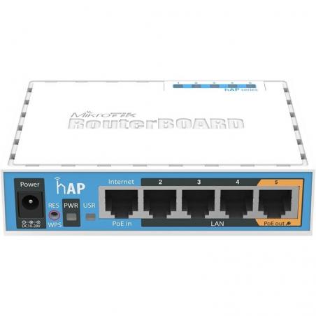 Switch Mikrotik RB951Ui-2nD 5 Puertos/ RJ45 10/100/ PoE - Imagen 1