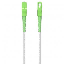 Cable de Fibra Óptica G657A2 3.0 9/125 SMF Aisens A152-0615/ LSZH/ 60m/ Blanco