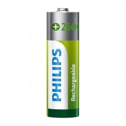 Pack de 4 Pilas AA Philips R6B4B260/10/ 1.2V/ Recargables