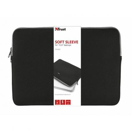 Funda Trust Primo para Portátiles hasta 15.6'/ Negra - Imagen 1