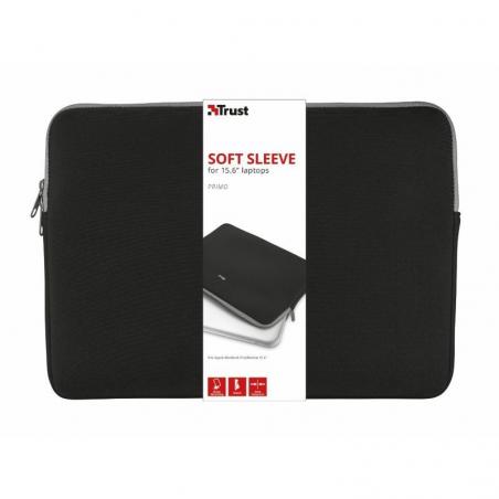 Funda Trust Primo para Portátiles hasta 15.6'/ Negra - Imagen 1