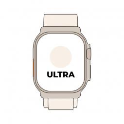 Apple Watch Ultra/ GPS/ Cellular/ 49mm/ Caja de Titanio/ Correa Loop Alpine Blanco Estrella M