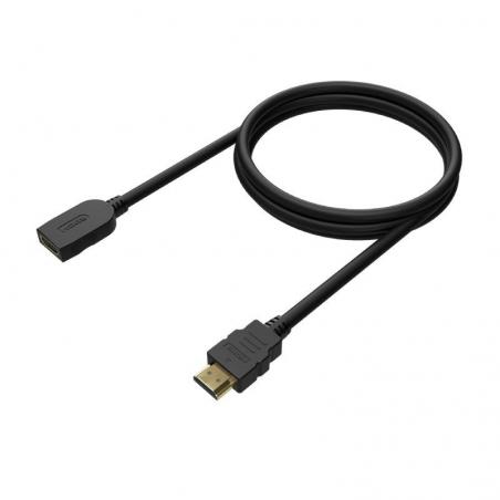 Cable Alargador HDMI Aisens A120-0547/ HDMI Macho - HDMI Hembra/ 5m/ Negro