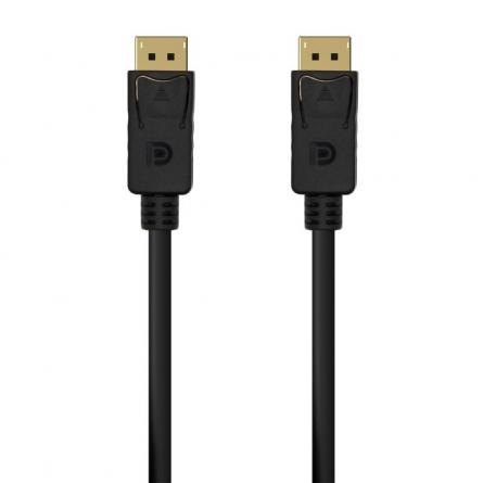 Cable Displayport 1.2 4K Aisens A124-0549/ Displayport Macho - Displayport Macho/ 1.5m/ Negro