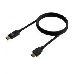 Cable Conversor Aisens A125-0551/ Displayport Macho - HDMI Macho/ 1.5m/ Negro