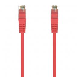 Cable de Red RJ45 AWG24 UTP Aisens A145-0557 Cat.6A/ LSZH/ 30cm/ Rojo
