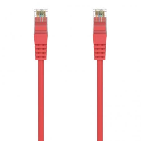 Cable de Red RJ45 AWG24 UTP Aisens A145-0557 Cat.6A/ LSZH/ 30cm/ Rojo