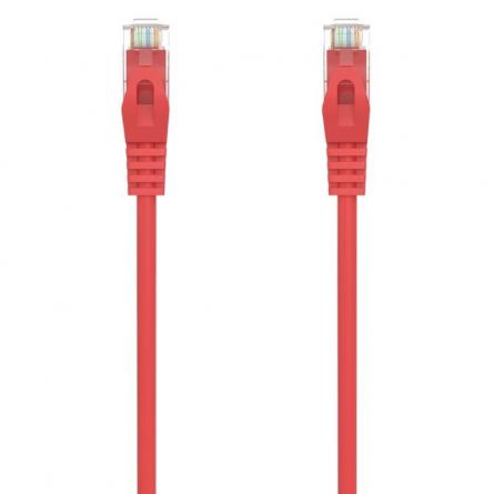 Cable de Red RJ45 AWG24 UTP Aisens A145-0562 Cat.6A/ LSZH/ 3m/ Rojo