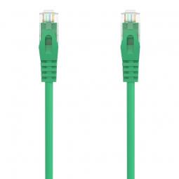 Cable de Red RJ45 AWG24 UTP Aisens A145-0579 Cat.6A/ LSZH/ 50cm/ Verde