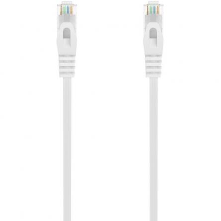 Cable de Red RJ45 AWG24 UTP Aisens A145-0594 Cat.6A/ LSZH/ 1m/ Blanco