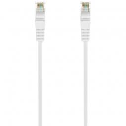 Cable de Red RJ45 AWG24 UTP Aisens A145-0594 Cat.6A/ LSZH/ 1m/ Blanco