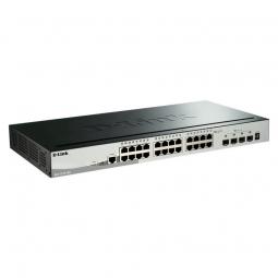 Switch D-Link DGS-1510-28XMP 28 Puertos/ Gigabit 10/100/1000 PoE/ SFP