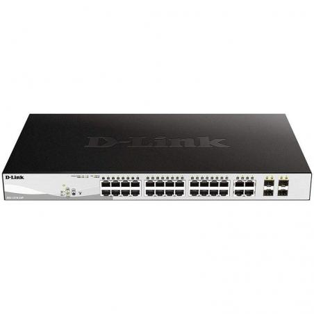 Switch D-Link DGS-1210-24P 24 Puertos/ RJ-45 10/100/1000/ PoE/ SFP