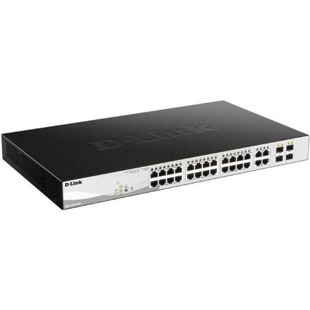 Switch D-Link DGS-1210-24P 24 Puertos/ RJ-45 10/100/1000/ PoE/ SFP