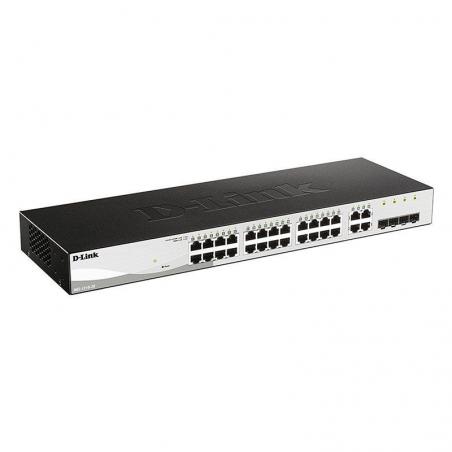 Switch D-Link DGS-1210-28 28 Puertos/ RJ-45 Gigabit 10/100/1000/ SFP