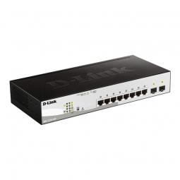 Switch D-Link DGS-1210-10P 10 Puertos/ RJ-45 Gigabit 10/100/1000 PoE/ SFP