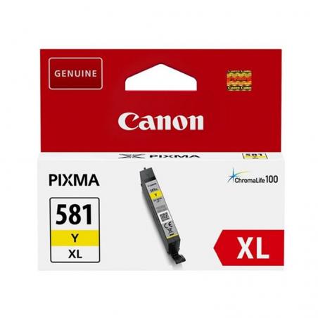 Cartucho de Tinta Original Canon CLI-581YXL Alta Capacidad/ Amarillo - Imagen 1